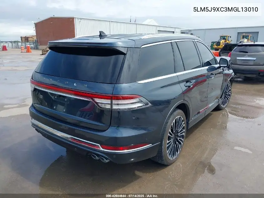 2021 Lincoln Aviator Black Label VIN: 5LM5J9XC3MGL13010 Lot: 42684644