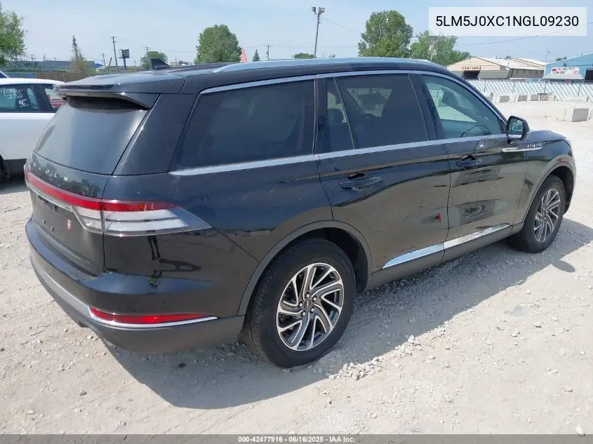 2022 Lincoln Aviator Livery VIN: 5LM5J0XC1NGL09230 Lot: 42477916