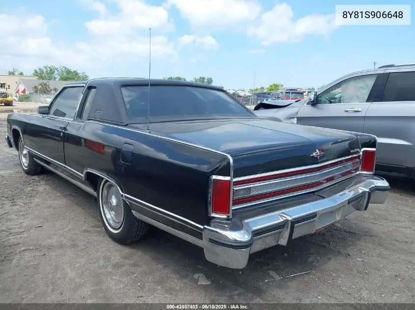 1978 Lincoln Continental VIN: 8Y81S906648 Lot: 42457403