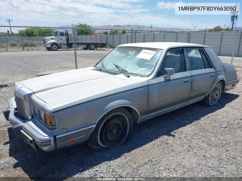 1983 Lincoln Continental VIN: 1MRBP97F8DY663050 Lot: 42649822