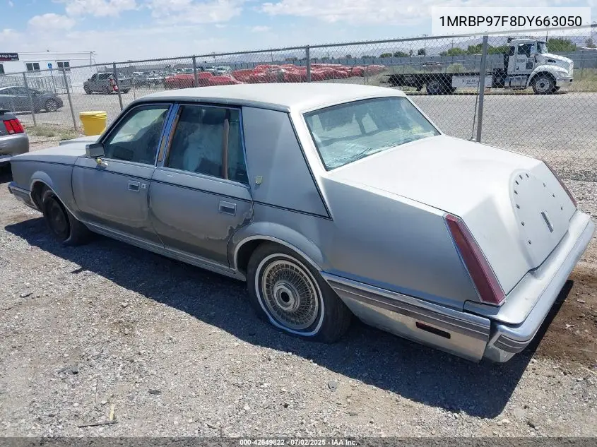 1983 Lincoln Continental VIN: 1MRBP97F8DY663050 Lot: 42649822