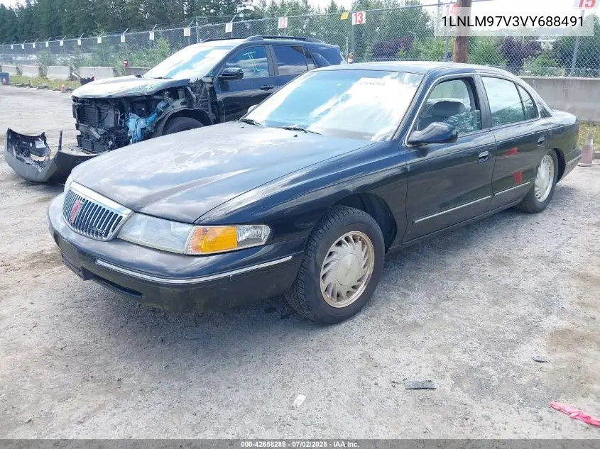 1997 Lincoln Continental VIN: 1LNLM97V3VY688491 Lot: 42658288