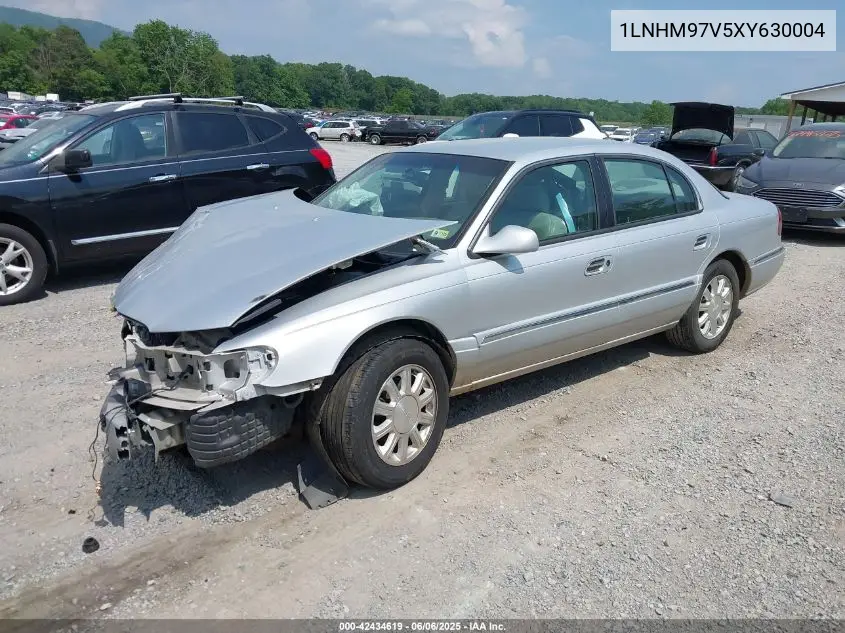 1999 Lincoln Continental VIN: 1LNHM97V5XY630004 Lot: 42434619