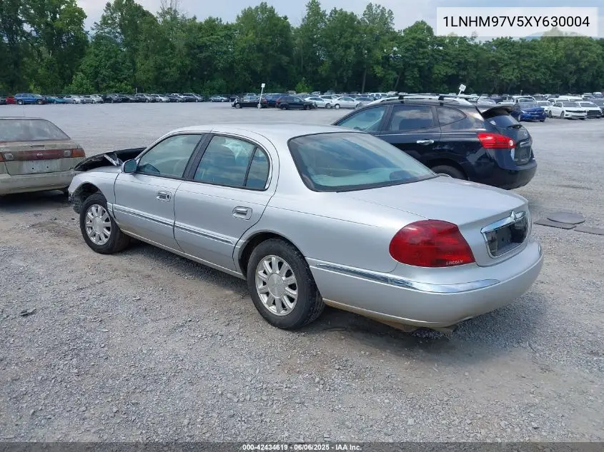1999 Lincoln Continental VIN: 1LNHM97V5XY630004 Lot: 42434619