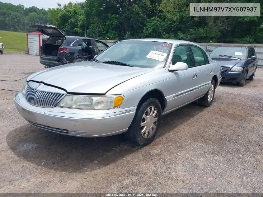 1999 Lincoln Continental VIN: 1LNHM97V7XY607937 Lot: 42473686