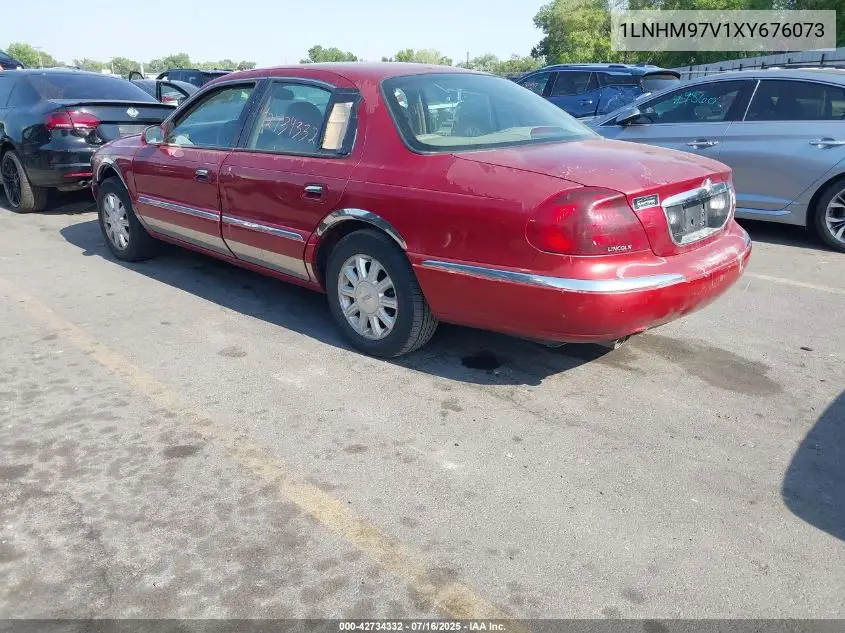 1999 Lincoln Continental VIN: 1LNHM97V1XY676073 Lot: 42734332