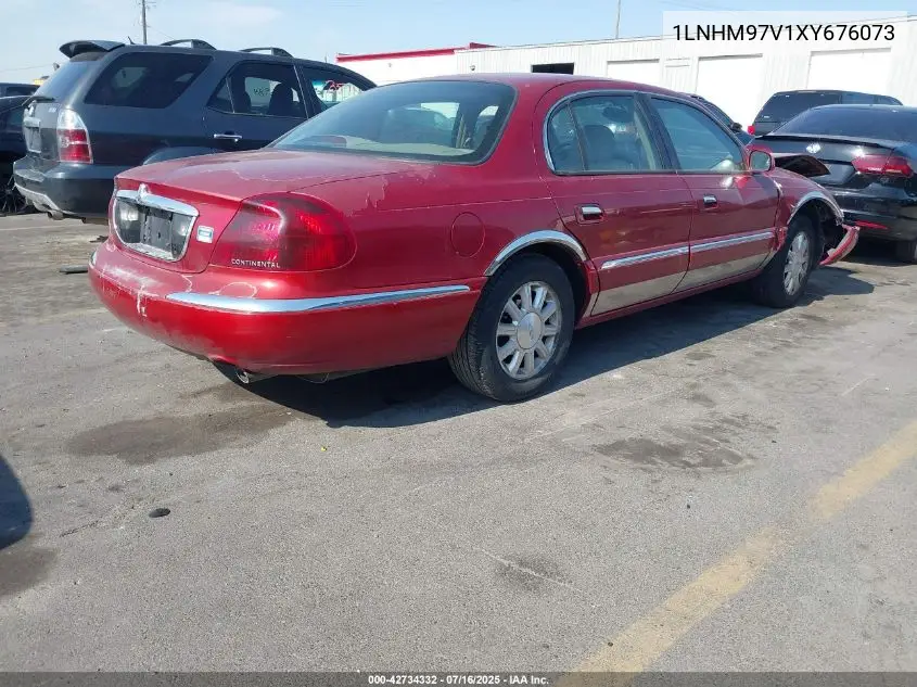 1999 Lincoln Continental VIN: 1LNHM97V1XY676073 Lot: 42734332