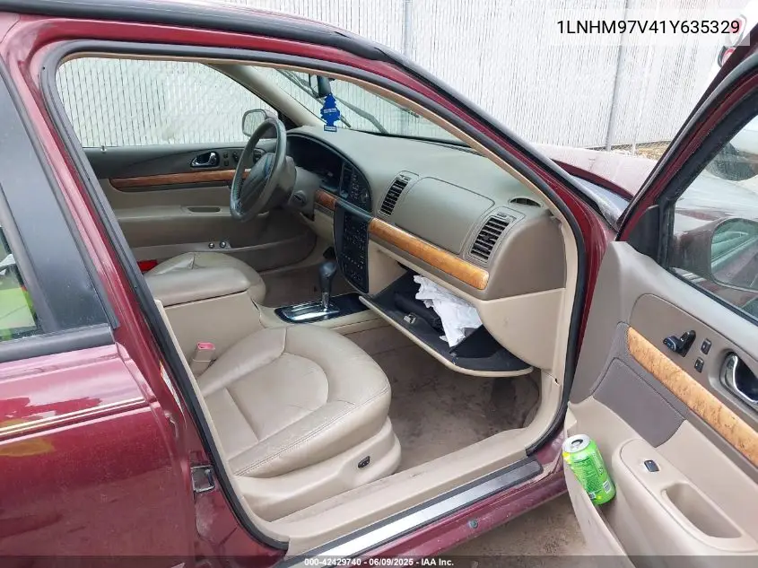 2001 Lincoln Continental VIN: 1LNHM97V41Y635329 Lot: 42429740