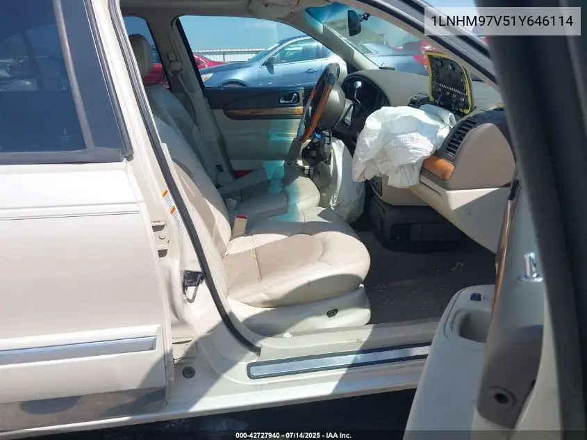 2001 Lincoln Continental VIN: 1LNHM97V51Y646114 Lot: 42727940