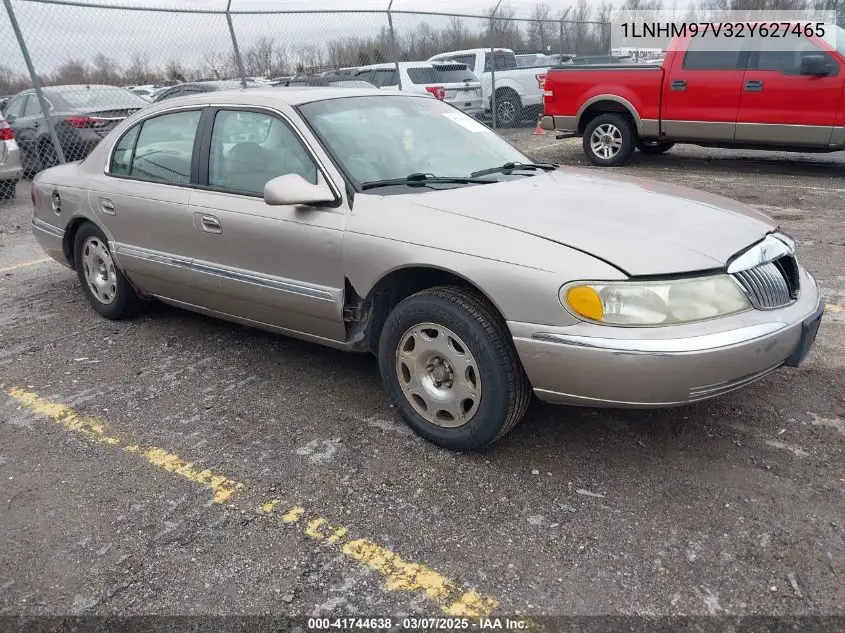 2002 Lincoln Continental VIN: 1LNHM97V32Y627465 Lot: 41744638