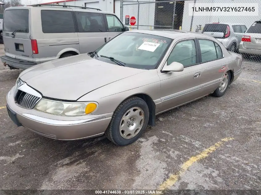 2002 Lincoln Continental VIN: 1LNHM97V32Y627465 Lot: 41744638