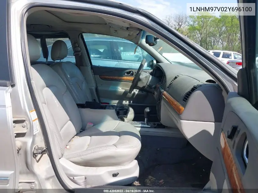 2002 Lincoln Continental VIN: 1LNHM97V02Y696100 Lot: 42052022