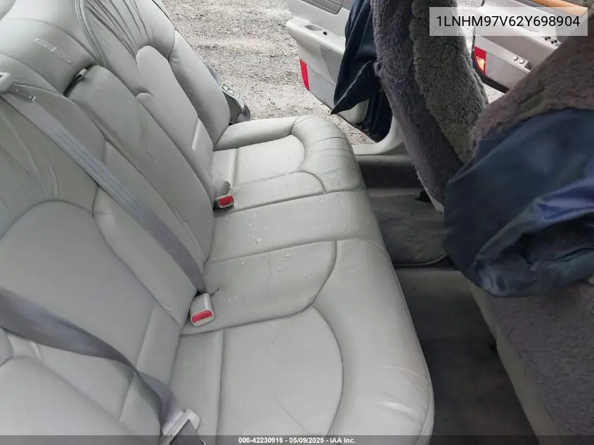 2002 Lincoln Continental VIN: 1LNHM97V62Y698904 Lot: 42230916