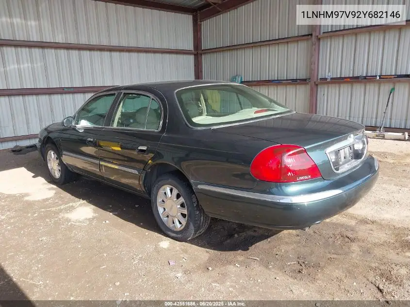 2002 Lincoln Continental VIN: 1LNHM97V92Y682146 Lot: 42551686