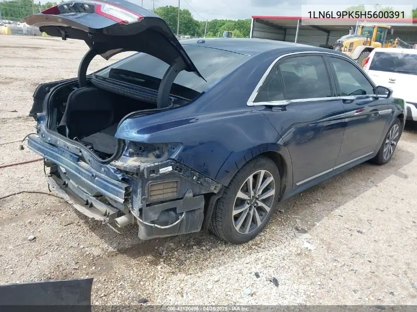 2017 Lincoln Continental Premiere VIN: 1LN6L9PK5H5600391 Lot: 42120496