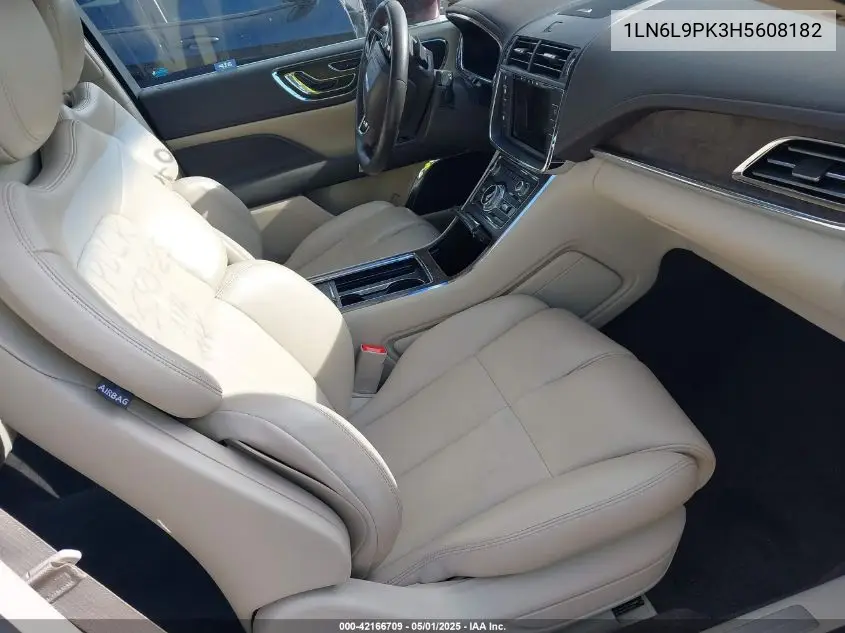 2017 Lincoln Continental Premiere VIN: 1LN6L9PK3H5608182 Lot: 42166709