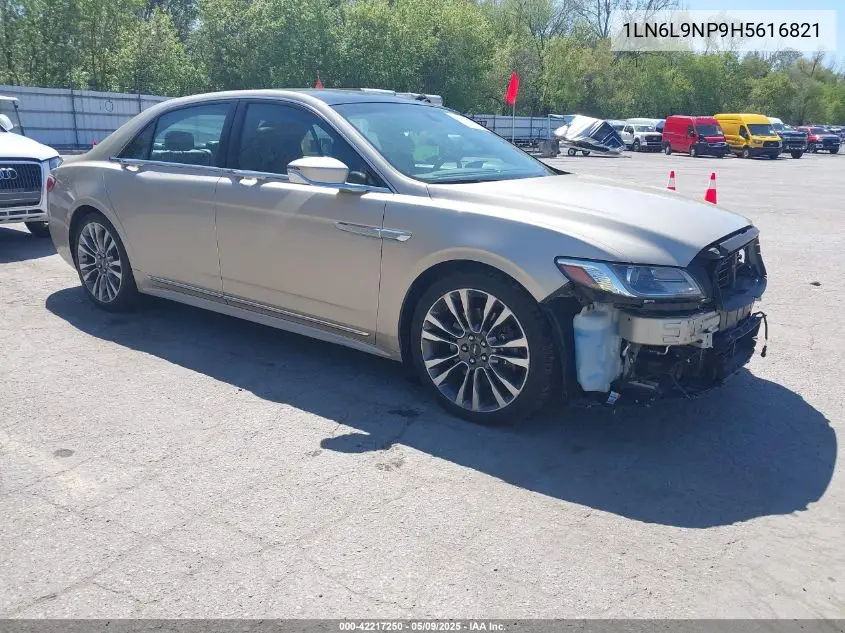 2017 Lincoln Continental Reserve VIN: 1LN6L9NP9H5616821 Lot: 42217250