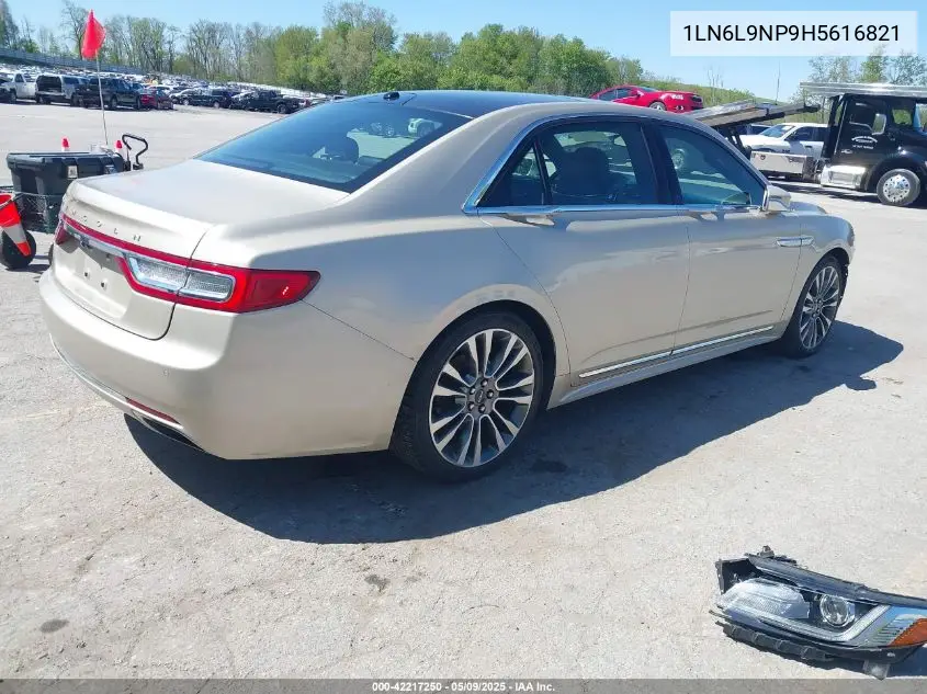 2017 Lincoln Continental Reserve VIN: 1LN6L9NP9H5616821 Lot: 42217250
