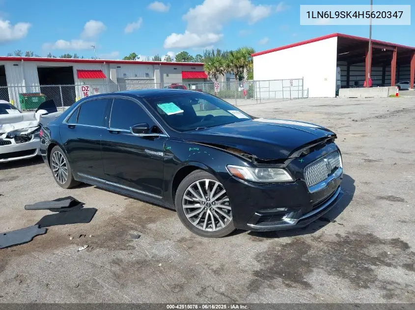 2017 Lincoln Continental Select VIN: 1LN6L9SK4H5620347 Lot: 42515076