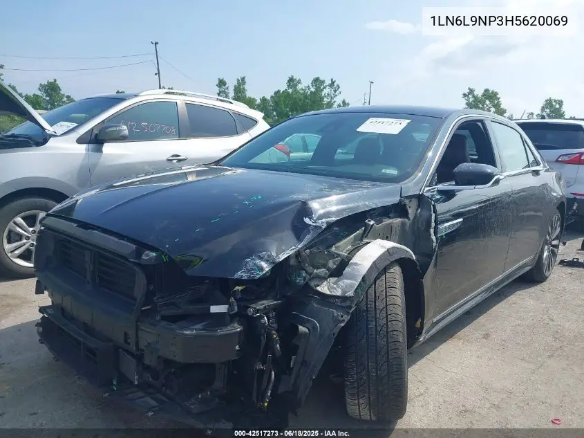 2017 Lincoln Continental Reserve VIN: 1LN6L9NP3H5620069 Lot: 42517273