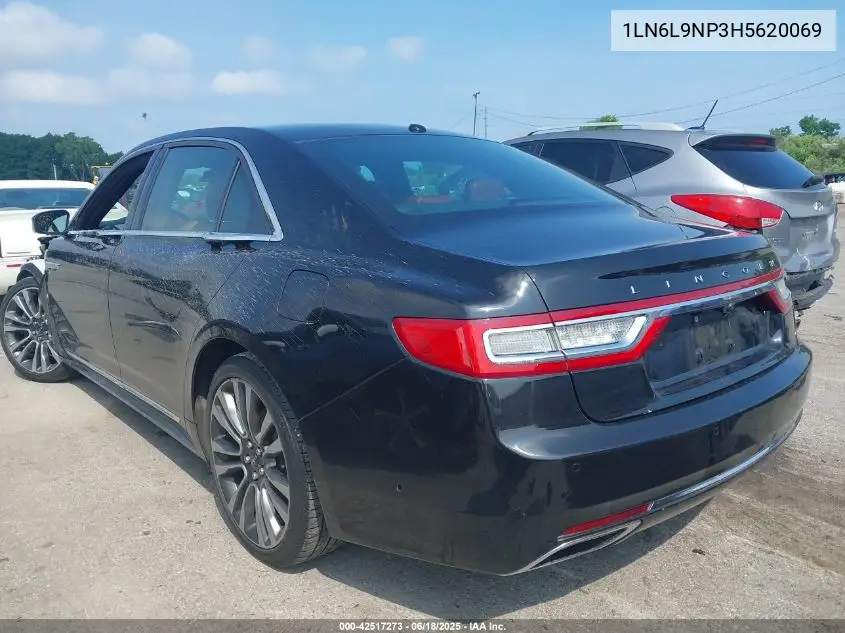 2017 Lincoln Continental Reserve VIN: 1LN6L9NP3H5620069 Lot: 42517273