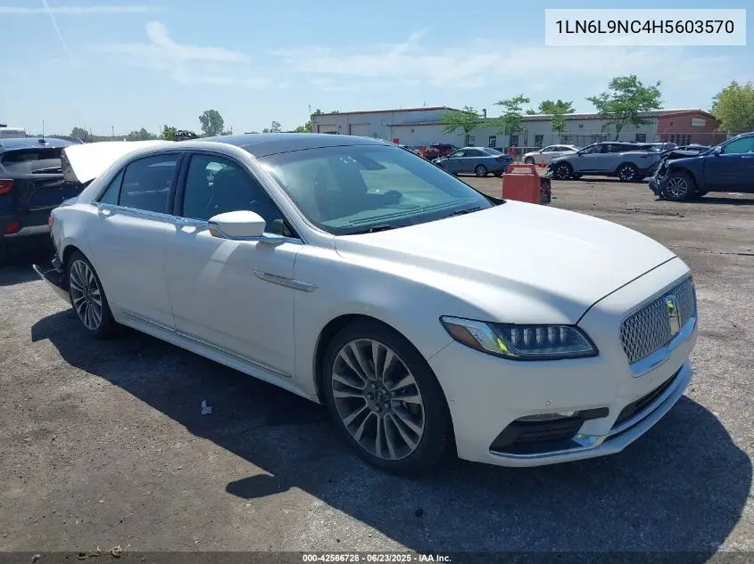 2017 Lincoln Continental Reserve VIN: 1LN6L9NC4H5603570 Lot: 42566728