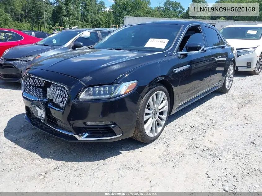 2017 Lincoln Continental Reserve VIN: 1LN6L9NC9H5620168 Lot: 42629406
