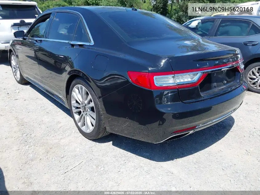2017 Lincoln Continental Reserve VIN: 1LN6L9NC9H5620168 Lot: 42629406