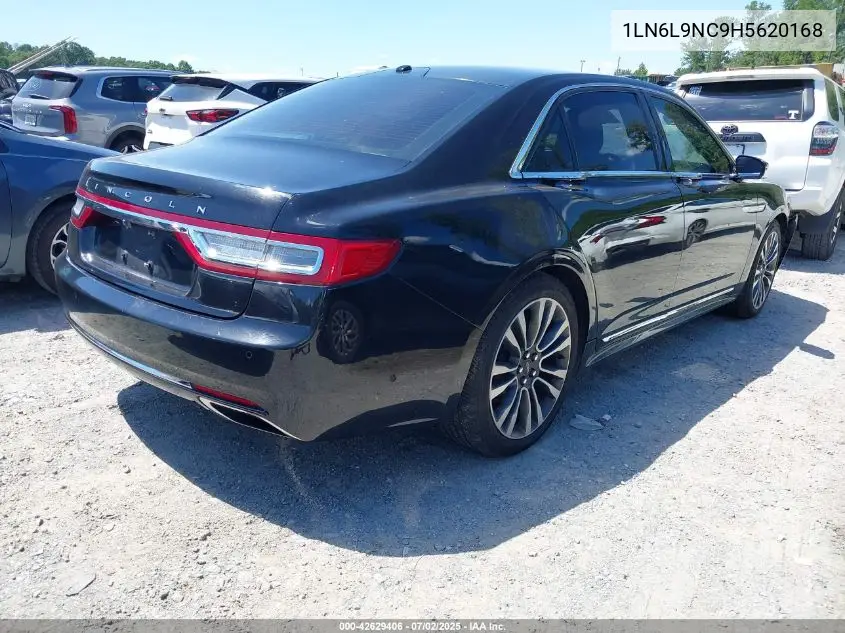 2017 Lincoln Continental Reserve VIN: 1LN6L9NC9H5620168 Lot: 42629406