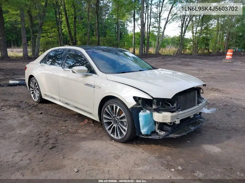 2018 Lincoln Continental Select VIN: 1LN6L9SK4J5603702 Lot: 42198886