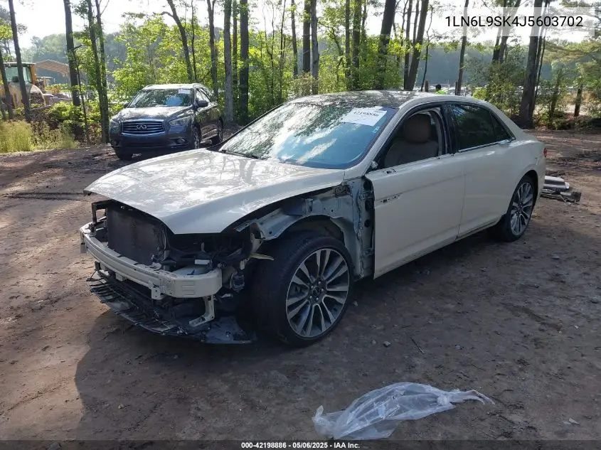 2018 Lincoln Continental Select VIN: 1LN6L9SK4J5603702 Lot: 42198886