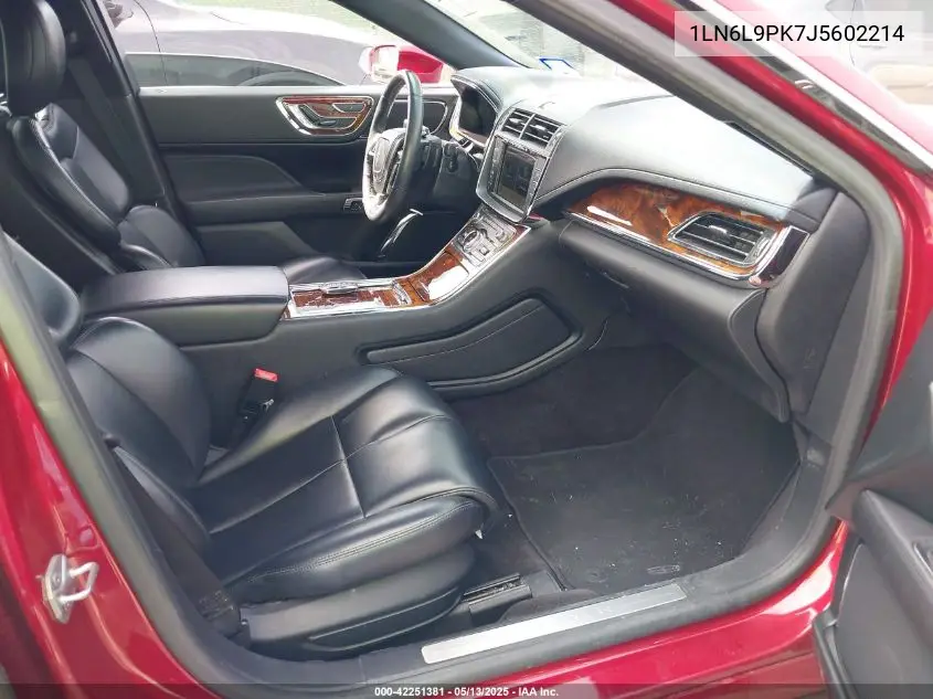 2018 Lincoln Continental Premiere VIN: 1LN6L9PK7J5602214 Lot: 42251381