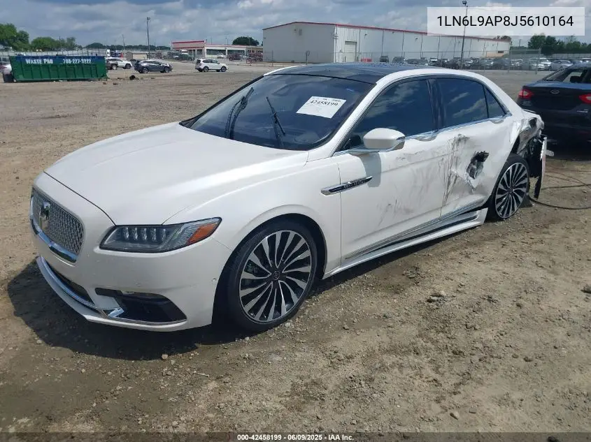 2018 Lincoln Continental Black Label VIN: 1LN6L9AP8J5610164 Lot: 42458199