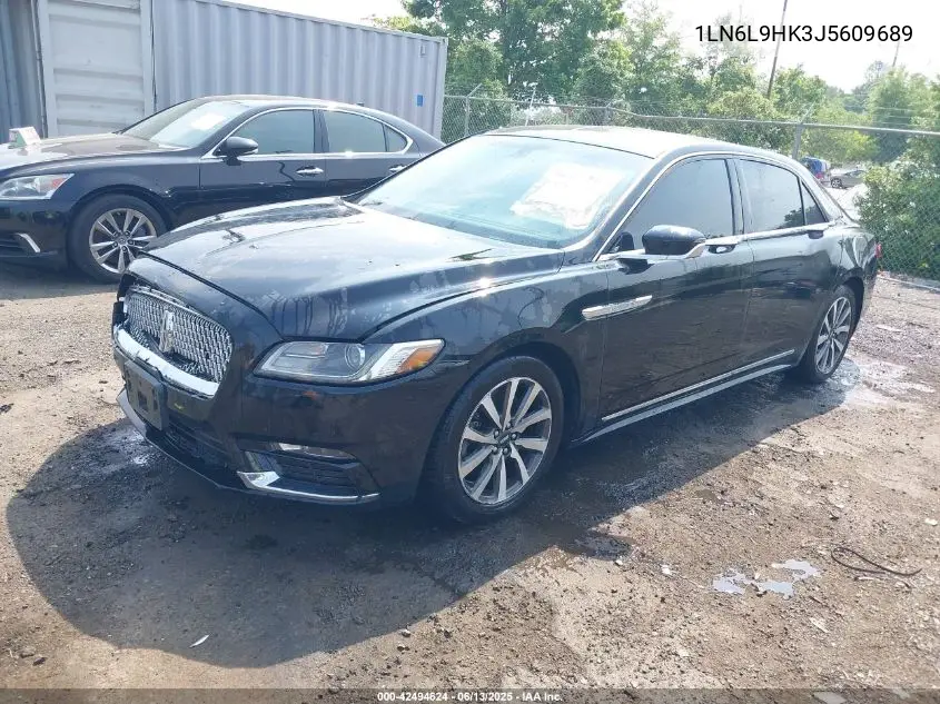 2018 Lincoln Continental Livery VIN: 1LN6L9HK3J5609689 Lot: 42494624
