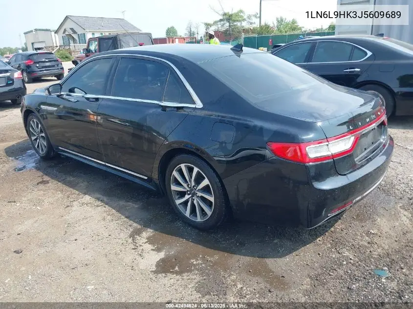 2018 Lincoln Continental Livery VIN: 1LN6L9HK3J5609689 Lot: 42494624