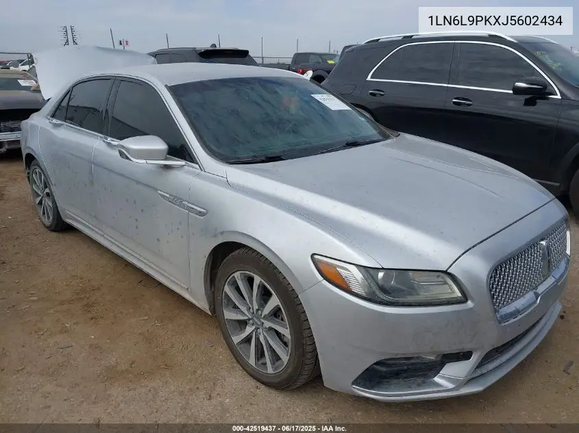 2018 Lincoln Continental Premiere VIN: 1LN6L9PKXJ5602434 Lot: 42519437