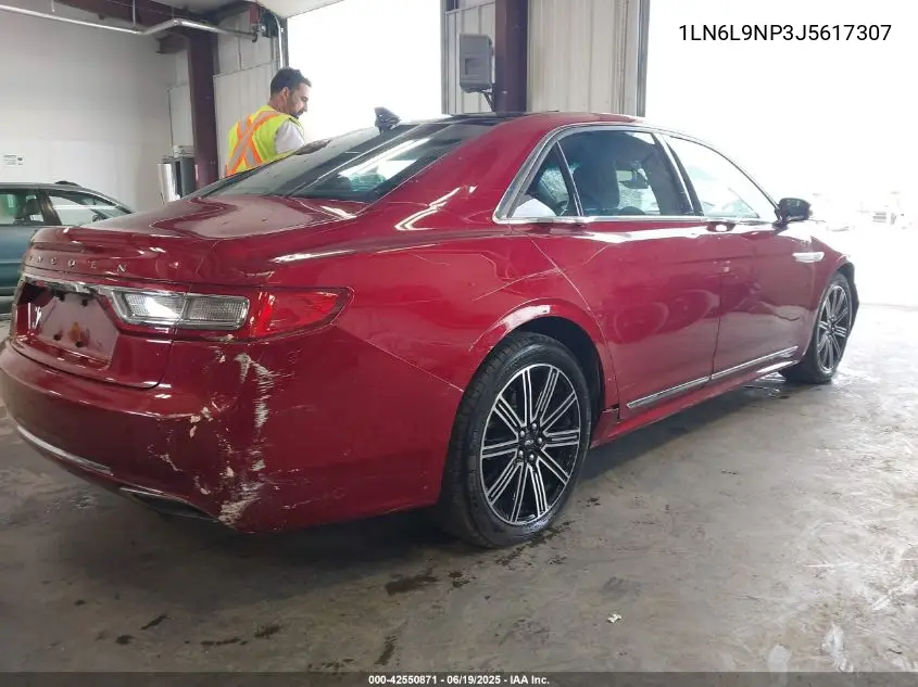 2018 Lincoln Continental Reserve VIN: 1LN6L9NP3J5617307 Lot: 42550871