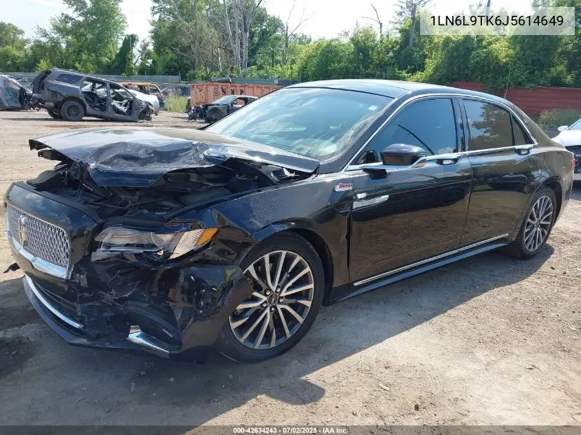 2018 Lincoln Continental Select VIN: 1LN6L9TK6J5614649 Lot: 42634243