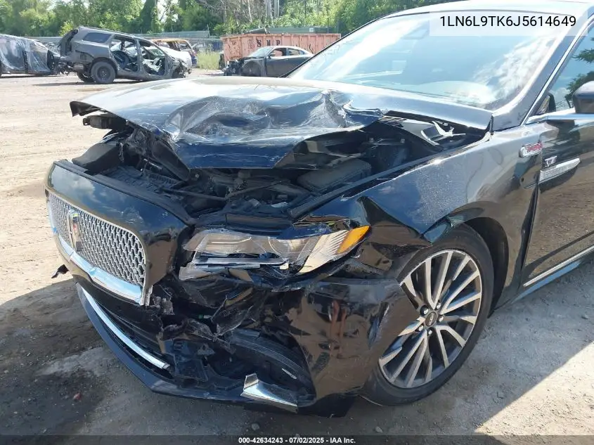 2018 Lincoln Continental Select VIN: 1LN6L9TK6J5614649 Lot: 42634243