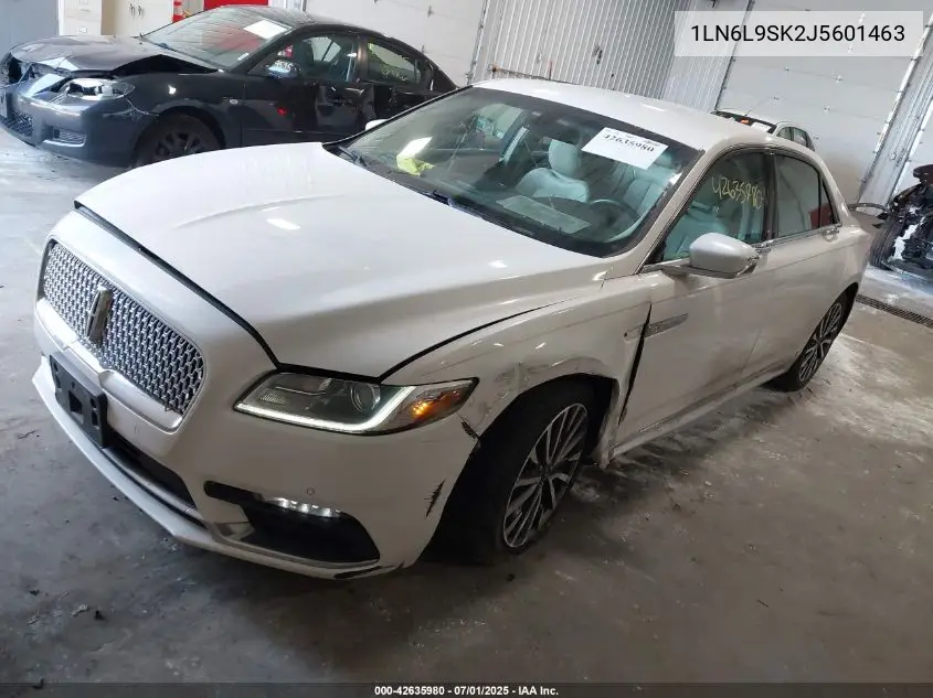 2018 Lincoln Continental Select VIN: 1LN6L9SK2J5601463 Lot: 42635980