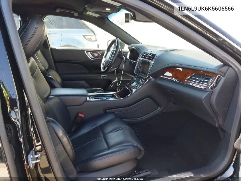 2019 Lincoln Continental Livery VIN: 1LN6L9UK6K5606566 Lot: 42016992