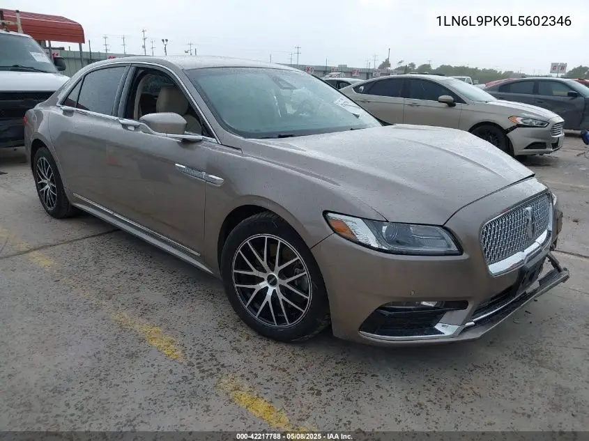 2020 Lincoln Continental Standard VIN: 1LN6L9PK9L5602346 Lot: 42217788