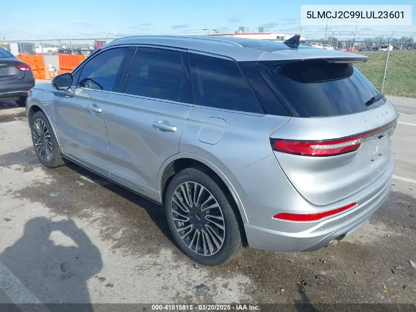 2020 Lincoln Corsair Reserve VIN: 5LMCJ2C99LUL23601 Lot: 41815815