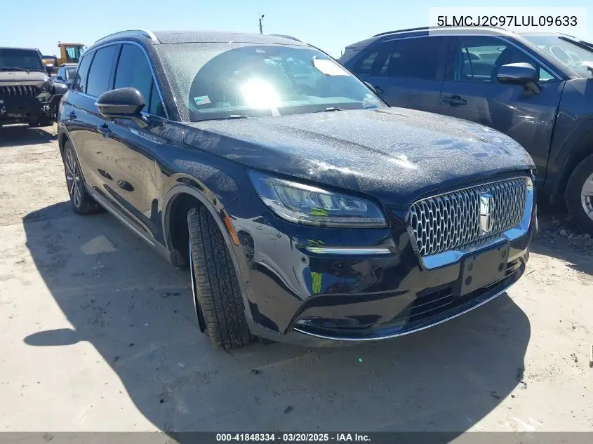 2020 Lincoln Corsair Reserve VIN: 5LMCJ2C97LUL09633 Lot: 41848334