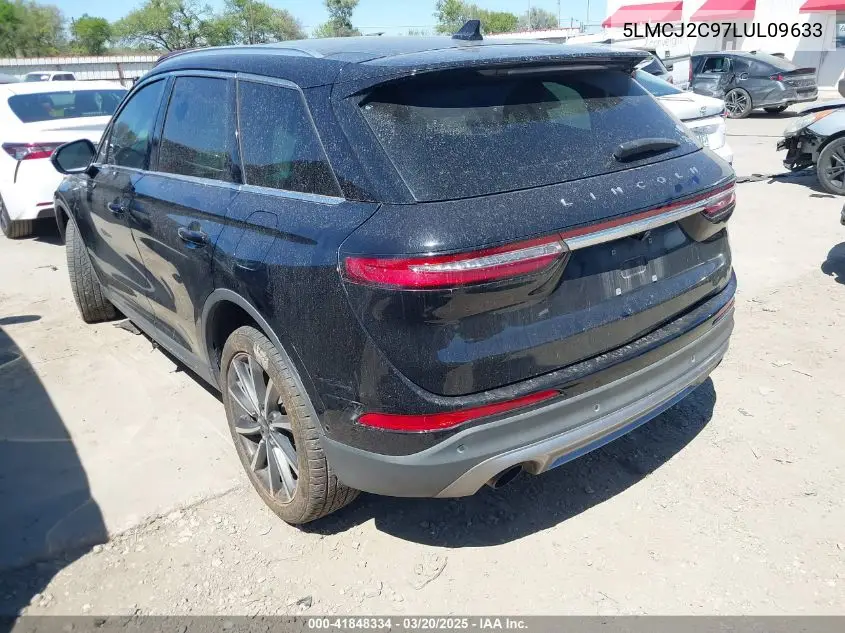 2020 Lincoln Corsair Reserve VIN: 5LMCJ2C97LUL09633 Lot: 41848334