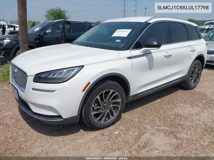 2020 Lincoln Corsair Standard VIN: 5LMCJ1C9XLUL17798 Lot: 41952217