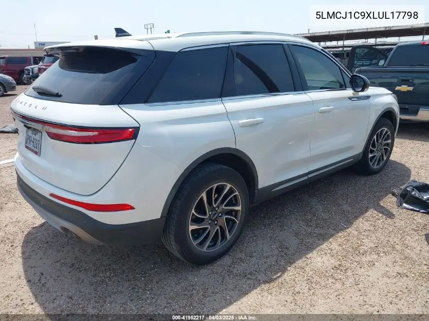 2020 Lincoln Corsair Standard VIN: 5LMCJ1C9XLUL17798 Lot: 41952217