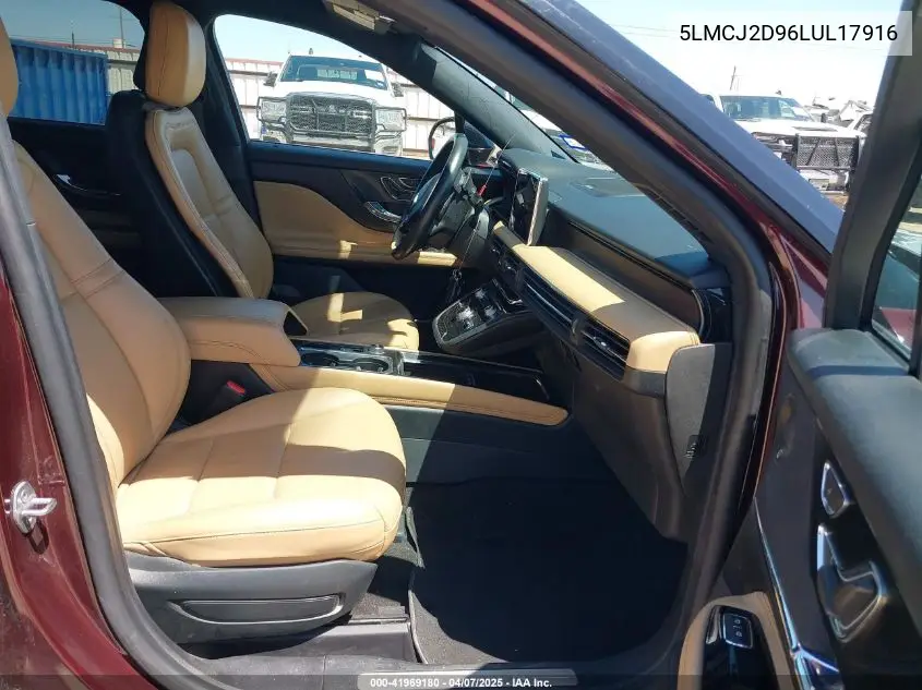 2020 Lincoln Corsair Reserve VIN: 5LMCJ2D96LUL17916 Lot: 41969180