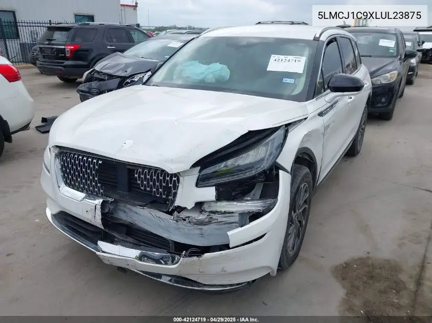 2020 Lincoln Corsair Standard VIN: 5LMCJ1C9XLUL23875 Lot: 42124719