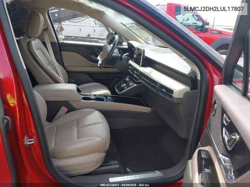 2020 Lincoln Corsair Reserve VIN: 5LMCJ2DH2LUL17807 Lot: 42134411